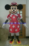 Minnie mouse mascot costume