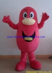 Red bean plant mascot costume