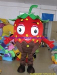 Strawberry chocolate food mascot costume