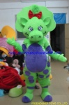 Barney and friends cartoon mascot costume