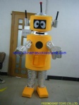 Robot moving mascot costume