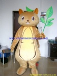 Squirrel character mascot costume