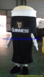 Guinness bottle mascot costume