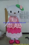 Hello Kitty plush mascot costume