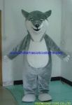 Wolf moving mascot costume,wolf mascot costume