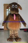 Brown dog mascot costume