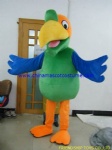 Colorful bird animal mascot costume, parrot costume