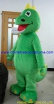 Green dragon moving mascot costume