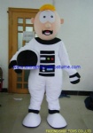 Spaceman human mascot costume