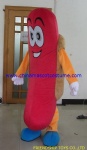 Hotdog food mascot costume