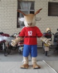 Santa Deer animal mascot costume