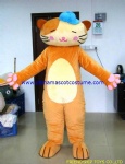 Cat moving mascot costume