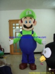Luiqi Super Mario mascot costume