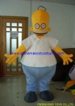 The Simpsons Homer mascot costume