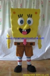Sponge Bob character mascot costume
