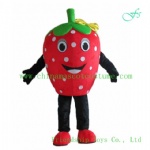 Strawberry fruit mascot costume