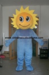 Sun flower plant mascot costume