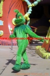 The Grinch cartoon mascot costume