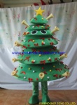 Santa Tree moving mascot costume
