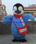 Penguin cartoon mascot costume
