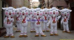 Small sheep adult mascot costume