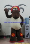 Cotton sheep goat mascot costume