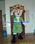 Monkey plush mascot costume