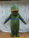 Fish cartoon mascot costume