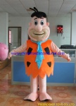 Fred Flintstone character mascot costume