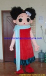 Doll girl cartoon mascot costume
