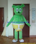 Gummy bear character mascot costume
