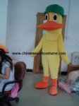 Yellow duck Pato mascot costume Pocoyo and Elly costume