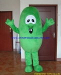 Green bean custom mascot costume
